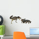 Daspletosaurus Attacking Group Chasmosaurus Wall Decal