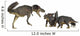Daspletosaurus Attacking Group Chasmosaurus Wall Decal