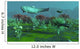 Large Dunkelosteus and Other Wall Decal