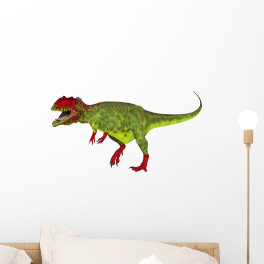Giganotosaurus Dinosaur White Wall Decal