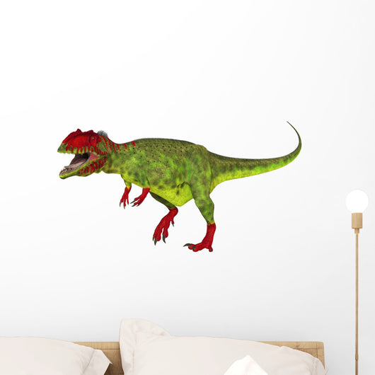 Giganotosaurus Dinosaur White Wall Decal