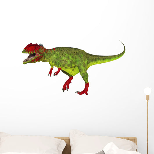 Giganotosaurus Dinosaur White Wall Decal