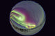 Fish-eye Lens Northern Lights Wall Decal Design 2