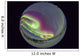 Fish-eye Lens Northern Lights Wall Decal Design 2