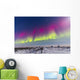 Aurora Borealis Seen from Wall Decal