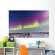 Aurora Borealis Seen from Wall Decal