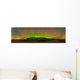 Aurora Borealis behind Grain Wall Decal