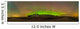 Aurora Borealis behind Grain Wall Decal