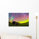 Fish-eye Lens Composite Aurora Wall Decal