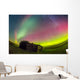 Fish-eye Lens Northern Lights Wall Decal Design 1