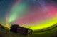 Fish-eye Lens Northern Lights Wall Decal Design 1