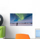 Aurora Borealis under Bright Wall Decal