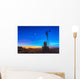 Crescent Moon beside Mars Wall Decal