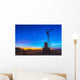 Crescent Moon beside Mars Wall Decal