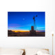 Crescent Moon beside Mars Wall Decal