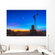 Crescent Moon beside Mars Wall Decal