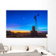 Crescent Moon beside Mars Wall Decal