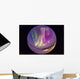 Fish-eye Lens Aurora Borealis Wall Decal Design 1