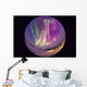 Fish-eye Lens Aurora Borealis Wall Decal Design 1