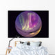 Fish-eye Lens Aurora Borealis Wall Decal Design 1