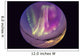 Fish-eye Lens Aurora Borealis Wall Decal Design 1