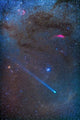 Comet Lovejoy's Long Ion Wall Decal