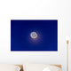 Crescent Moon with Earthshine Wall Decal Design 2