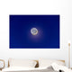 Crescent Moon with Earthshine Wall Decal Design 2