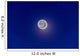 Crescent Moon with Earthshine Wall Decal Design 2