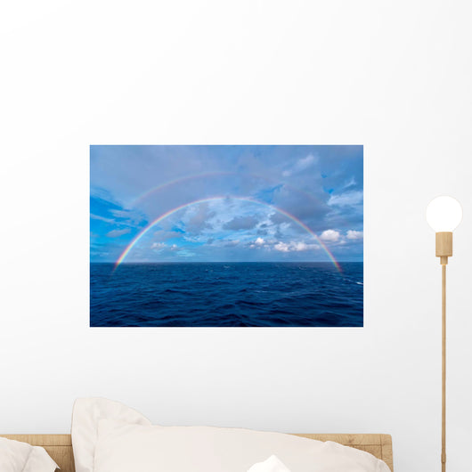 Double Rainbow over Atlantic Wall Decal