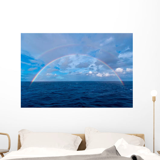 Double Rainbow over Atlantic Wall Decal