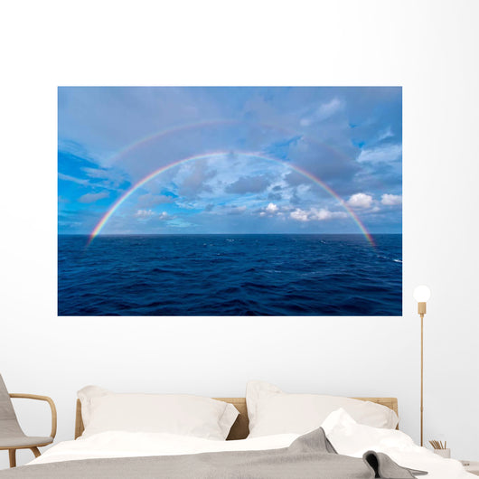 Double Rainbow over Atlantic Wall Decal