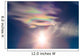Iridescent Clouds near Sun Wall Decal