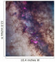 Milky Way around Small Wall Decal Design 2