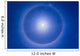 Ice Crystal Halo around Wall Decal
