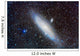 Andromeda Galaxy with Companions Wall Decal