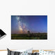 Mars Saturn Milky Way Wall Decal