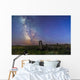 Mars Saturn Milky Way Wall Decal
