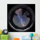 Fish-eye Lens Panorama Milky Wall Decal