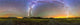 Panorama Milky Way and Wall Decal