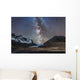 Milky Way over Athabasca Wall Decal