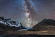 Milky Way over Athabasca Wall Decal