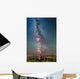 Milky Way over Old Wall Decal