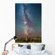 Milky Way over Old Wall Decal