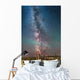 Milky Way over Old Wall Decal