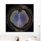Fish-eye Panorama Milky Way Wall Decal Design 2