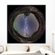 Fish-eye Panorama Milky Way Wall Decal Design 2