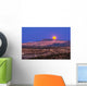 Copper Moon Rising over Wall Decal
