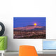 Copper Moon Rising over Wall Decal