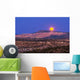 Copper Moon Rising over Wall Decal